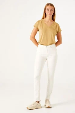 Tee Shirt GARCIA Safari Gold -Promos Femme T-Shirt Magasin garcia 26348 1