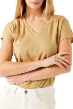 Tee Shirt GARCIA Safari Gold