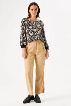 Tee Shirt GARCIA Black -Promos Femme T-Shirt Magasin garcia 26349 1