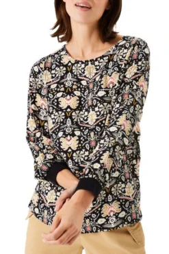 Tee Shirt GARCIA Black -Promos Femme T-Shirt Magasin garcia 26349 2