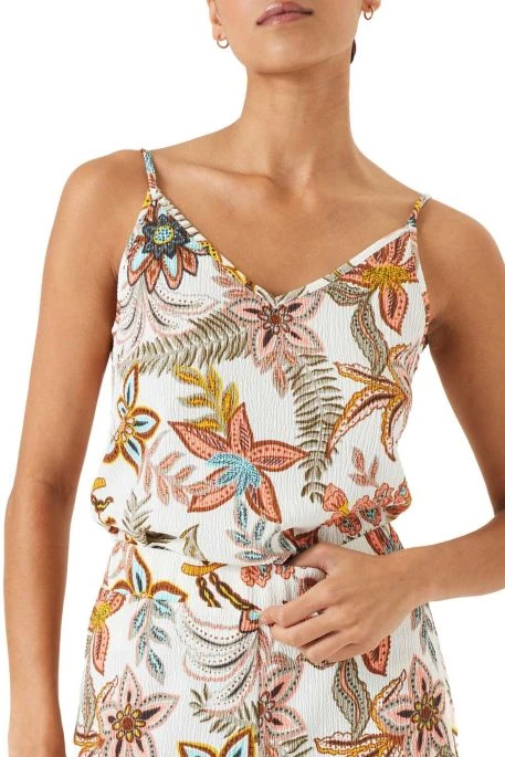 Débardeur GARCIA FLOWERS Orange 2 Débardeur GARCIA FLOWERS Orange – Image 2