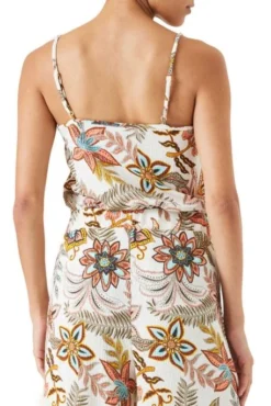 Débardeur GARCIA FLOWERS Orange 6 Débardeur GARCIA FLOWERS Orange -Promos Femme T-Shirt Magasin garcia 26857 4