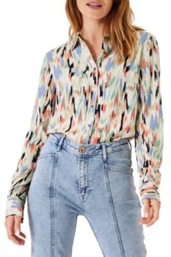 Chemisier GARCIA BOUTONNÉ Whitecap