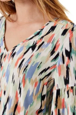 Chemisier GARCIA BOUTONNÉ Whitecap -Promos Femme T-Shirt Magasin garcia b30230 42494 4