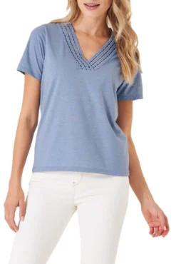 Tee-shirt GARCIA BASIQUE Bleu