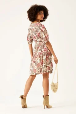 Robe GARCIA AVEC IMPRIMÉ Rose -Promos Femme T-Shirt Magasin garcia d30282 2827 3