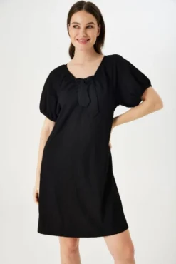 Robe GARCIA BRIGHT Black -Promos Femme T-Shirt Magasin garcia d30286 60 5