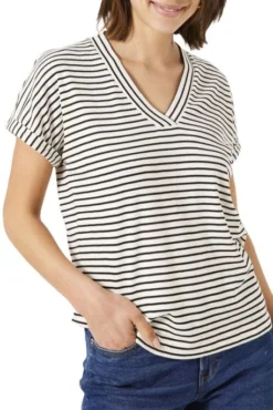 Tee Shirt GARCIA RAYE Black -Promos Femme T-Shirt Magasin garcia r40207 60 2