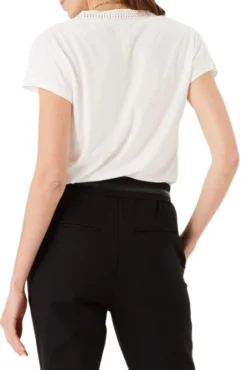 Tee-shirt GARCIA CROCHETÉ Off White