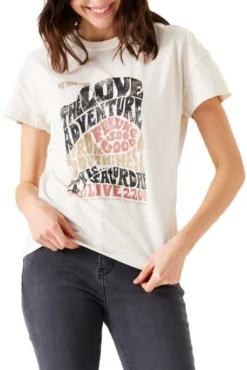Tee Shirt GARCIA ADVENTURE White Cap
