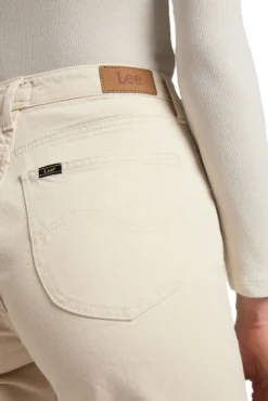 Jeans LEE CAROL Ecru -Promos Femme T-Shirt Magasin l30u qw 49 5