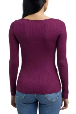 Tee Shirt LEE BOAT Foxy Violet -Promos Femme T-Shirt Magasin lee 112341579 3