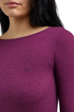 Tee Shirt LEE BOAT Foxy Violet -Promos Femme T-Shirt Magasin lee 112341579 5