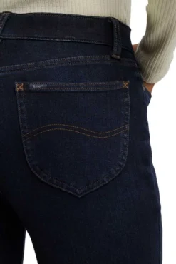 Jean LEE ULTRA LUX COMFORT STRAIGHT Dark And Hazy -Promos Femme T-Shirt Magasin lee 112343289 4