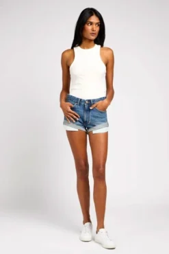 Débardeur LEE TANK Ecru -Promos Femme T-Shirt Magasin lee 112350212 1