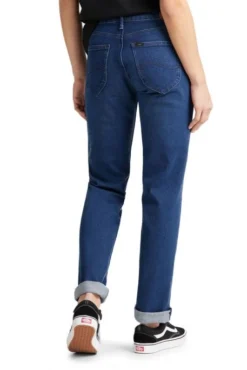 Jean LEE MARION STRAIGHT Dark Worn -Promos Femme T-Shirt Magasin lee 19314 2