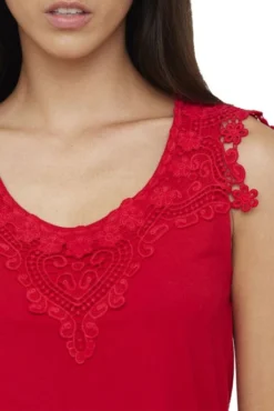 Débardeur LEE COOPER AMACHI Cherry 6 Débardeur LEE COOPER AMACHI Cherry -Promos Femme T-Shirt Magasin lee cooper 26719 4