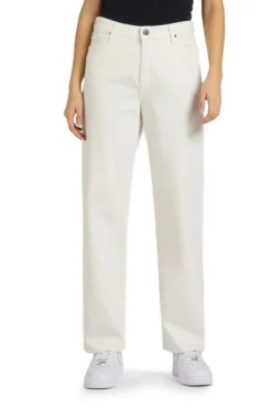 Jeans LEE WIDE Blanc -Promos Femme T-Shirt Magasin lee l31z qw 12 2