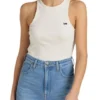 Débardeur LEE RIBBED TANK Ecru