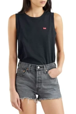 Levis Tee Shirt LEVI'S® DARA TANK Caviar -Promos Femme T-Shirt Magasin levis 18185 00 07 1