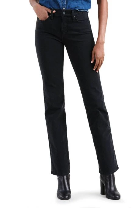 Levis Jean LEVI'S® 314™ SHAPING STRAIGHT Ultra Black 2 Levis Jean LEVI'S® 314™ SHAPING STRAIGHT Ultra Black – Image 2