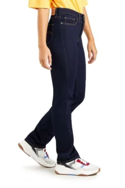 Levis Jean LEVI'S® 314™ SHAPING STRAIGHT Darkest Sky -Promos Femme T-Shirt Magasin levis 19631 00 01 4