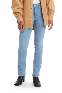 Levis Jean LEVI'S® 314™ SHAPING STRAIGHT Lapis Sense -Promos Femme T-Shirt Magasin levis 19631 01 52 1