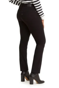 Levis Jean LEVI'S® 724™ STRAIGHT Night Is Black -Promos Femme T-Shirt Magasin levis 20589 3