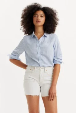 Levis Chemise LEVI'S® CLASSIC Rory Stripe -Promos Femme T-Shirt Magasin levis 34574 00 21 1