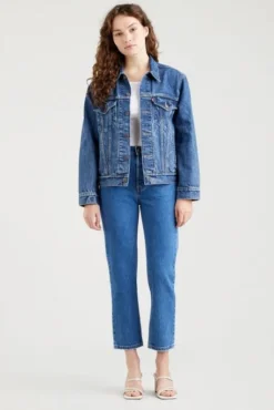 Levis Jean LEVI'S® 501® CROP Jazz Pop -Promos Femme T-Shirt Magasin levis 36200 02 25 1