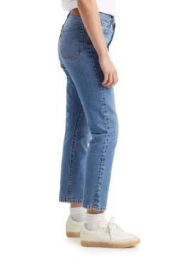 Levis Jean LEVI'S® 501® CROP Medium Blue -Promos Femme T-Shirt Magasin levis 36200 02 36 4