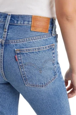 Levis Jean LEVI'S® 501® CROP Medium Blue -Promos Femme T-Shirt Magasin levis 36200 02 36 5