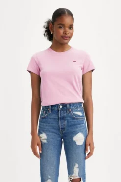 Levis Tee-shirt LEVI'S® PERFECT HM Pink -Promos Femme T-Shirt Magasin levis 39185 02 51 1