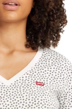 Levis Tee-shirt LEVI'S® PERFECT Cloud Daisy -Promos Femme T-Shirt Magasin levis 85341 00 34 3