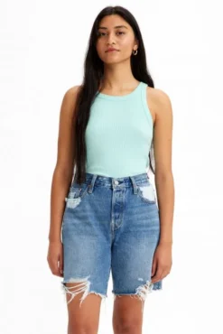 Levis Débardeur LEVI'S® RACER Porcelain -Promos Femme T-Shirt Magasin levis a3381 00 05 1