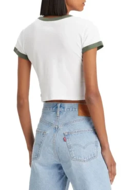 Levis Tee-shirt LEVI'S® GRAPHIC Bright White -Promos Femme T-Shirt Magasin levis a3523 00 18 3
