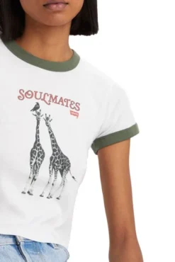 Levis Tee-shirt LEVI'S® GRAPHIC Bright White -Promos Femme T-Shirt Magasin levis a3523 00 18 4