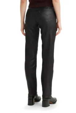 Levis Jean LEVI'S® 724™ STRAIGHT Black Coated -Promos Femme T-Shirt Magasin levis a5445 00 00 3