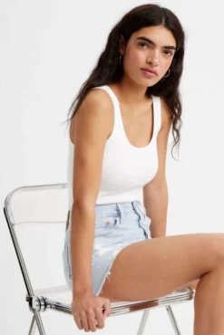 Levis Débardeur LEVI'S® TANK White -Promos Femme T-Shirt Magasin levis a5906 00 01 1
