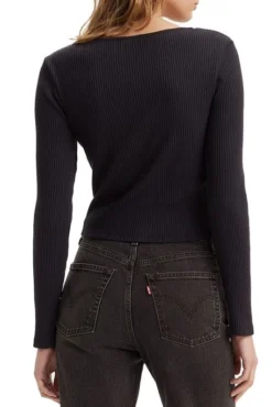 Levis Tee-shirt LEVI'S MONICA Caviar -Promos Femme T-Shirt Magasin levis a7194 00 02 3