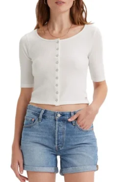 Levis Tee Shirt LEVI'S® DRY Egret -Promos Femme T-Shirt Magasin levis a7259 00 02 2