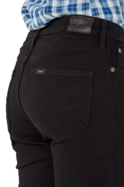 Jean LEE MARION Black In Rinse -Promos Femme T-Shirt Magasin marion black3