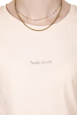Tee Shirt TEDDY SMITH RIBELLE Peach -Promos Femme T-Shirt Magasin mg 0035 2