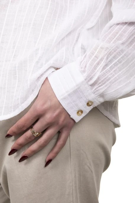 Chemisier TEDDY SMITH CKAT Middle White 1 Chemisier TEDDY SMITH CKAT Middle White