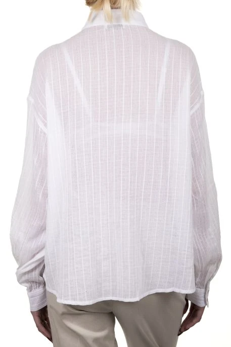 Chemisier TEDDY SMITH CKAT Middle White 4 Chemisier TEDDY SMITH CKAT Middle White – Image 4