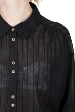 Chemisier TEDDY SMITH CKAT Noir 7 Chemisier TEDDY SMITH CKAT Noir -Promos Femme T-Shirt Magasin mg 0068 3