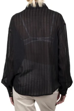 Chemisier TEDDY SMITH CKAT Noir 6 Chemisier TEDDY SMITH CKAT Noir -Promos Femme T-Shirt Magasin mg 0072 3