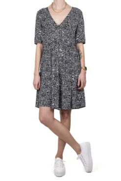 Robe TEDDY SMITH MAEVE Dark Navy Print 5 Robe TEDDY SMITH MAEVE Dark Navy Print -Promos Femme T-Shirt Magasin mg 0112 copie