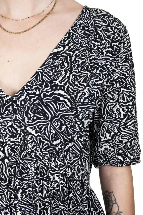 Robe TEDDY SMITH MAEVE Dark Navy Print 1 Robe TEDDY SMITH MAEVE Dark Navy Print