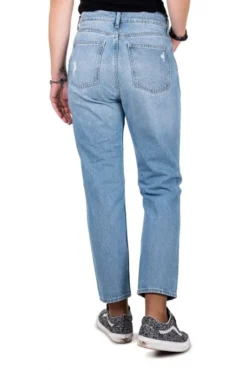 Jeans TEDDY SMITH MOM Fripp Destroy -Promos Femme T-Shirt Magasin mg 0138